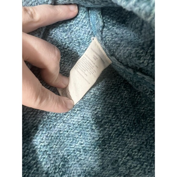 Woolrich quarter 1/4 zip sweater size medium blue - Picture 6 of 8